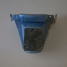 vespa PX Original Schutzblech Kennzeichen Halter hinten blau 622905