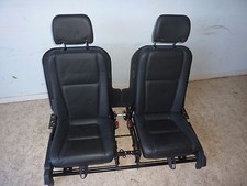 3 Sitzreihe Sitzbank Ledersitz Kindersitze schwarz 7 Sitzer Volvo XC90 2004
