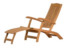 Teak deckchair brighton - deckchair,