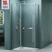 Fünfeck Duschkabine 90x90