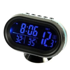 Auto Thermometer Voltmeter LCD