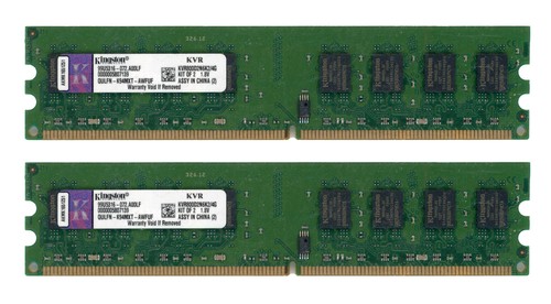 Kingston 4gb 2x2gb ddr2 - kingston,