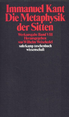 Immanuel kant werkausgabe band - werkausgabe,