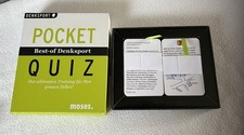 MOSES POCKET  Best of  Denksport QUIZ 100 Karten abwechslungsreiche Aufgaben Neu