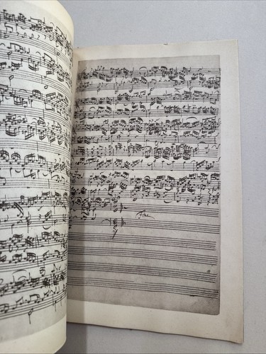 Faksimile johann sebastian - faksimile,