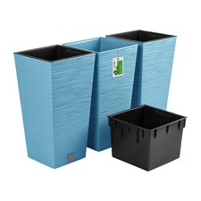 3X Blumentopf Pflanzkübel