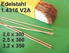 Schweißelektroden Edelstahl