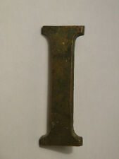 Vintage Messing Buchstabe