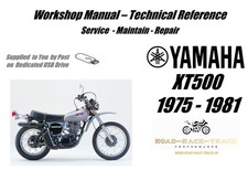 Yamaha XT500 XT500 Service