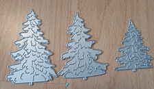 Metallstanzen Tannenbaum Prägeschablone