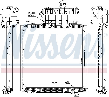 Nissens 67225 kühler - 67225,