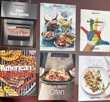 Tupperware _ verschiedene Rezepthefte und Kochbücher  _ Ausstellungstücke