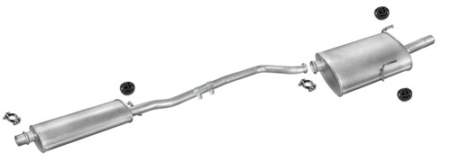 Auspuff für peugeot 406 kombi - auspuff,