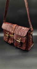 Vintage Leder Handtasche