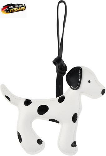 Ledertaschenanhänger hund - ledertaschenanhänger,