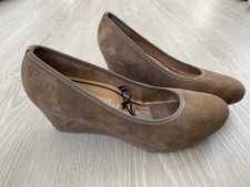 Tamaris Keilpumps Pumps 39 Neu Braun Wildleder