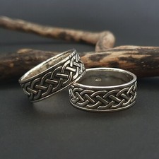 Keltischer Herren Silberring