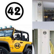 Numero 42 v2 Aufkleber von /