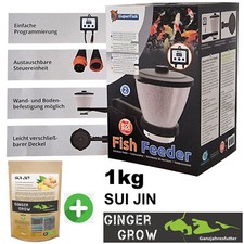 Futterautomat Koi Pro Fish Feeder, Teich Futterautomat, Koi Teich, Fisch Teich