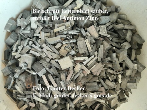 Letternblei schriftblei - kg,
