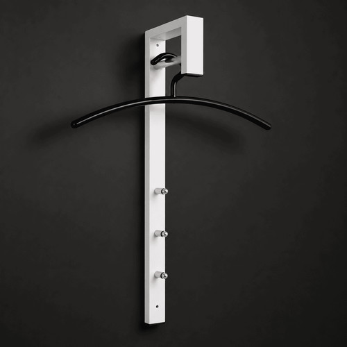 Wandgarderobe metall 70x20cm - wandgarderobe,