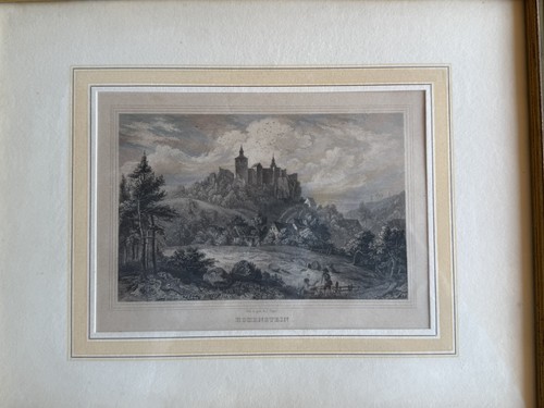 Stahlstich hohenstein - stahlstich, „hohenstein“