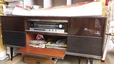 Musiktruhe grundig braun radio - musiktruhe,