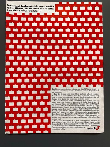 Swissair fluggesellschaft - swissair,