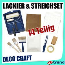 Deco Craft 14 Tlg. Lackier & Streichset - Werkzeuge & Hilfsmittel für Maler