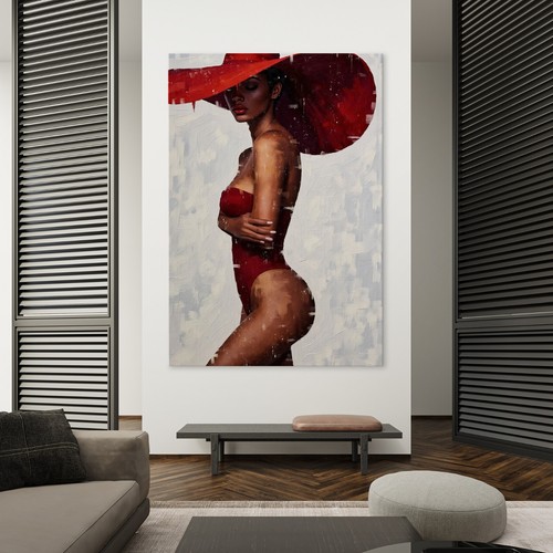Elegante schwarze frau kunst - schwarze,