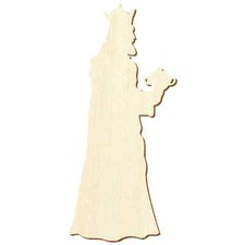 Heiliger Holz König 1 - Deko Basteln 5-50 cm