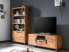 Wohnwand sydney massiv holz - wohnwand,