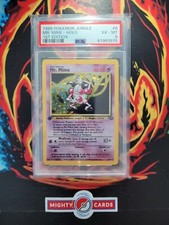 Pokemon Karte Mr. Mime 6/64 Jungle Dschungel Set 1. Edition Holo PSA 6 EXC - MT