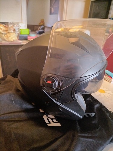Motorradhelm mit integrierter - motorradhelm,