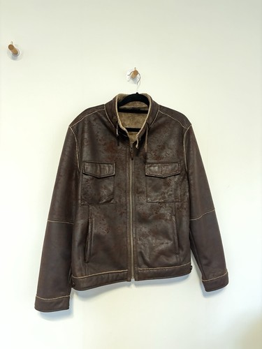 Zara herren kunstlederjacke - zara,
