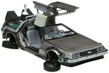 Box Gebrochen Modell Auto Delorean DMC Zurück Al Futuro Part 2 1/18 Sun Star