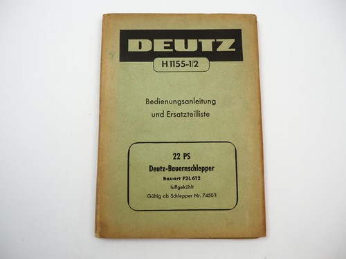 Deutz f2l 612 bauernschlepper - 612,