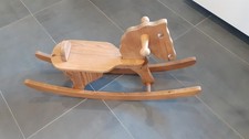 Schaukelpferd massiv Holz
