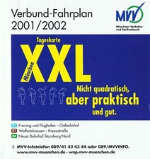 Fahrplanbuch MVV München 2001/2002