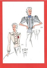 2 Mode-Zeichnungen „Wiener