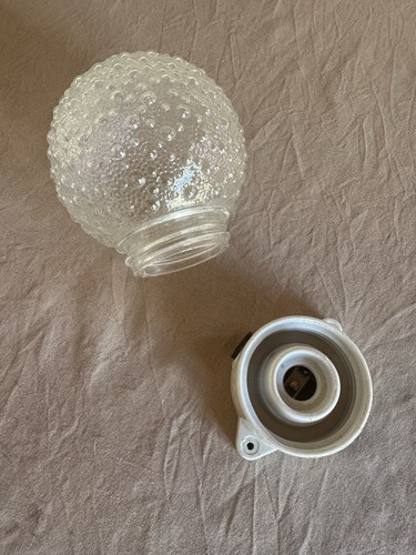 Ddr lampe glas - lampe,, 60-70er