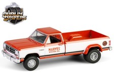 DODGE Ram Dually - Marvel Mystery Oil - 1989 - red / white - Greenlight 1:64