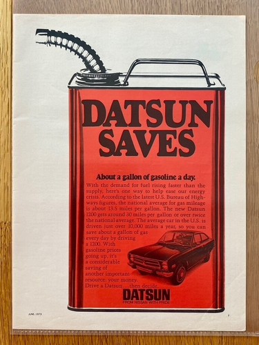Datsun saves 1200 - datsun,