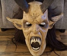 krampus maske Holz gebraucht