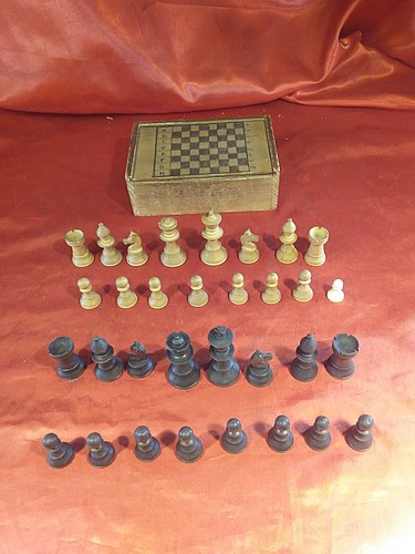 Antikes schachspiel - antikes,
