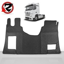 LKW Gesteppte Fußmatten Schwarz Für Actros Mp4/5 L mit klappbarem Beifahrersitz