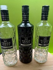 three sixty vodka 3 Flaschen
