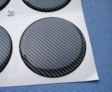 4x Carbon Lock Embleme für