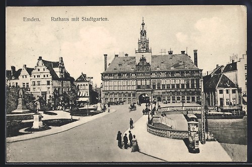 Emden rathaus mit - rathaus,