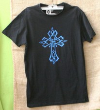 Damen,Shirt,slim fit,Kreuz,Cross,Goth,larp,Holy,heilig,unheilig,celtic,Gr:XS